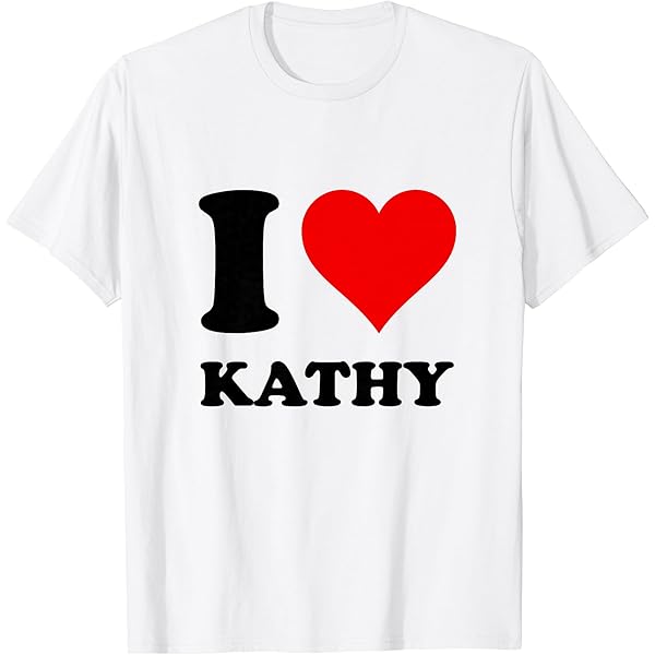 Amazon.com: I Love Katie T-Shirt : Clothing, Shoes & Jewelry